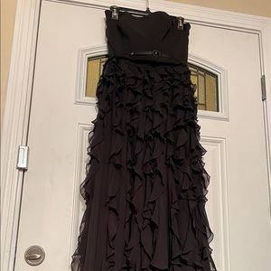 White House black market waterfall gown